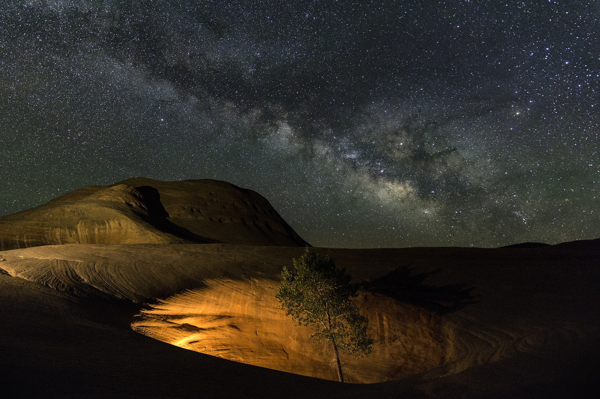 Dance Hall Rock Milky Way photograph